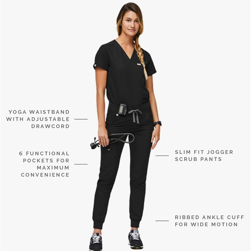 Figs Zamora Jogger Style Srub Pants